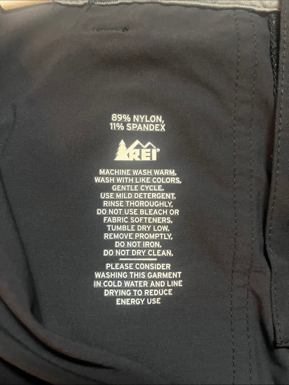 REI Co-op Technical Outdoor Cargo Utility Pants Hiking Travel Camping Charcoal - Picture 6 of 8